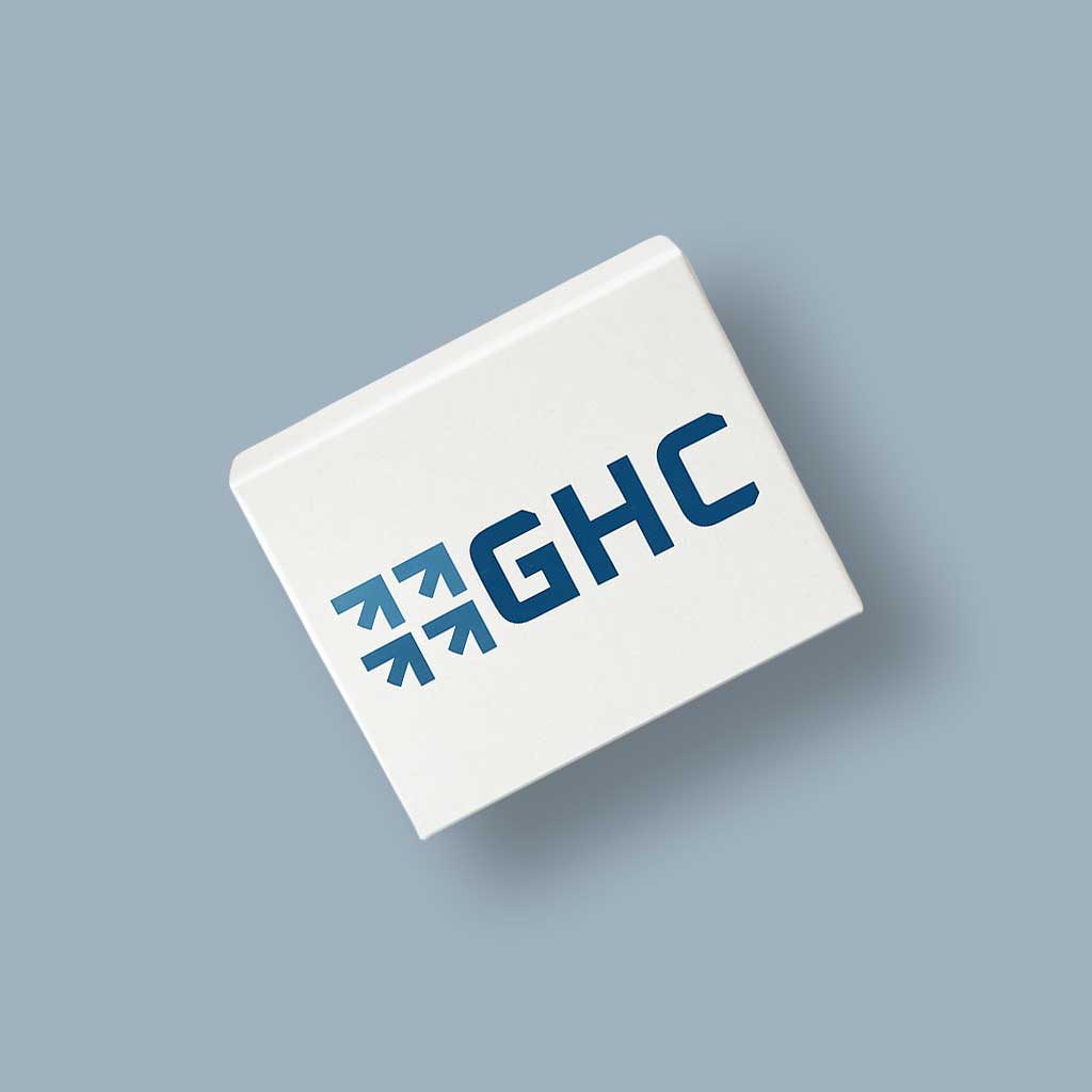 A GHC shipment box in discreet packaging