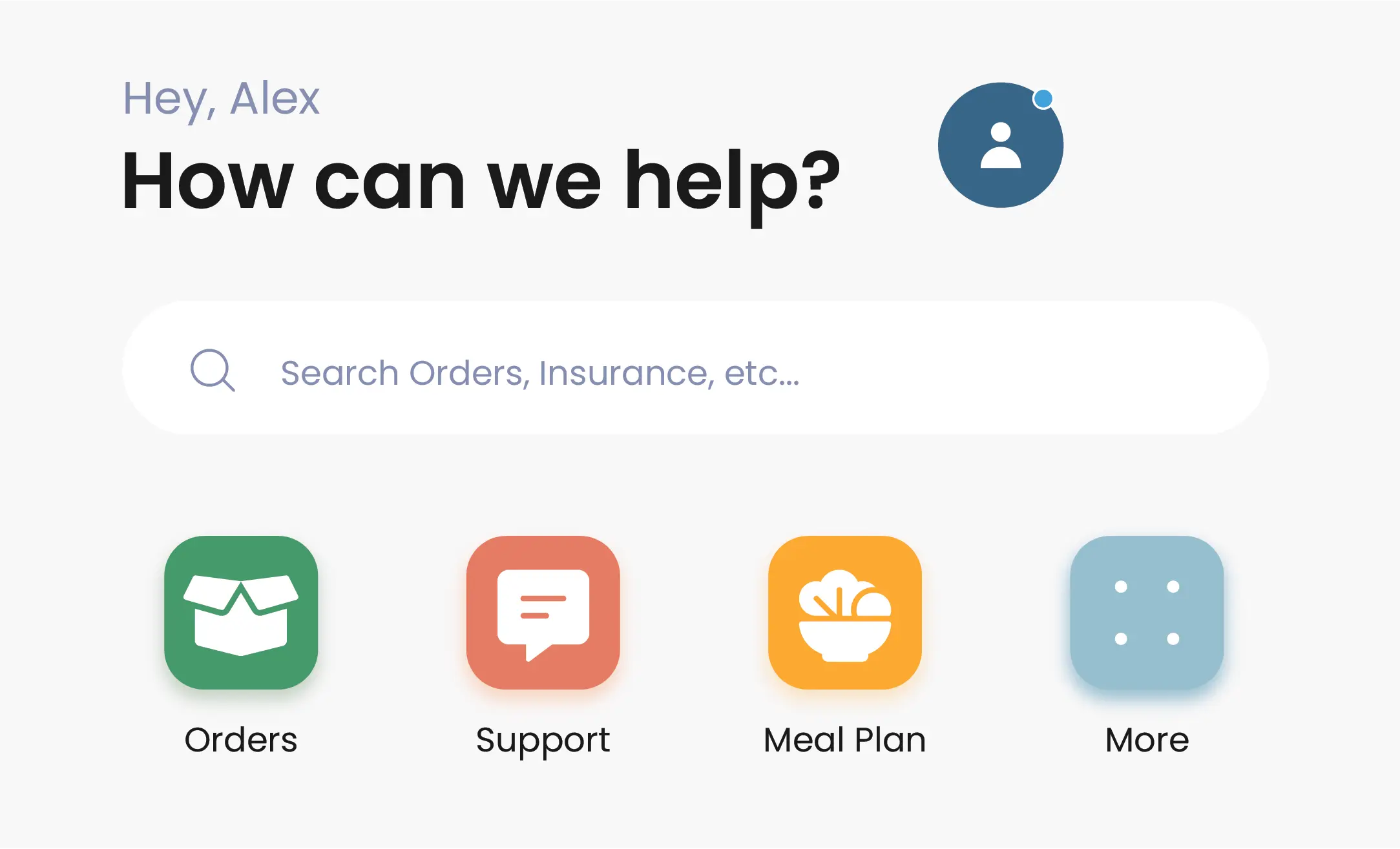The GHC platform experience on a phone