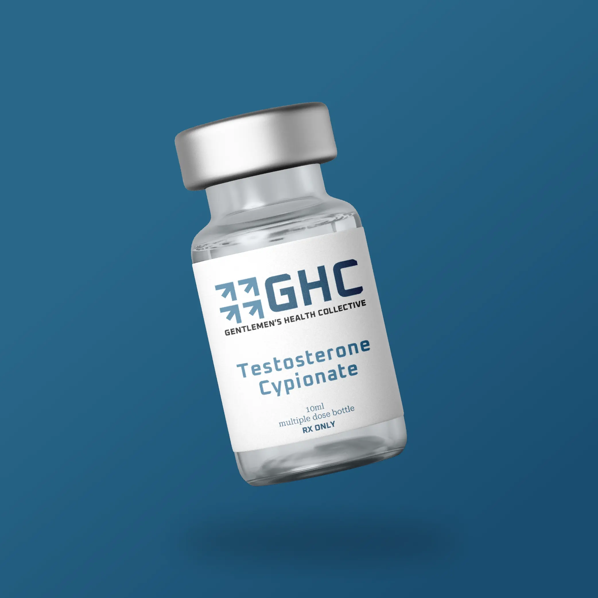 Compounded testosterone cypionate injection vial